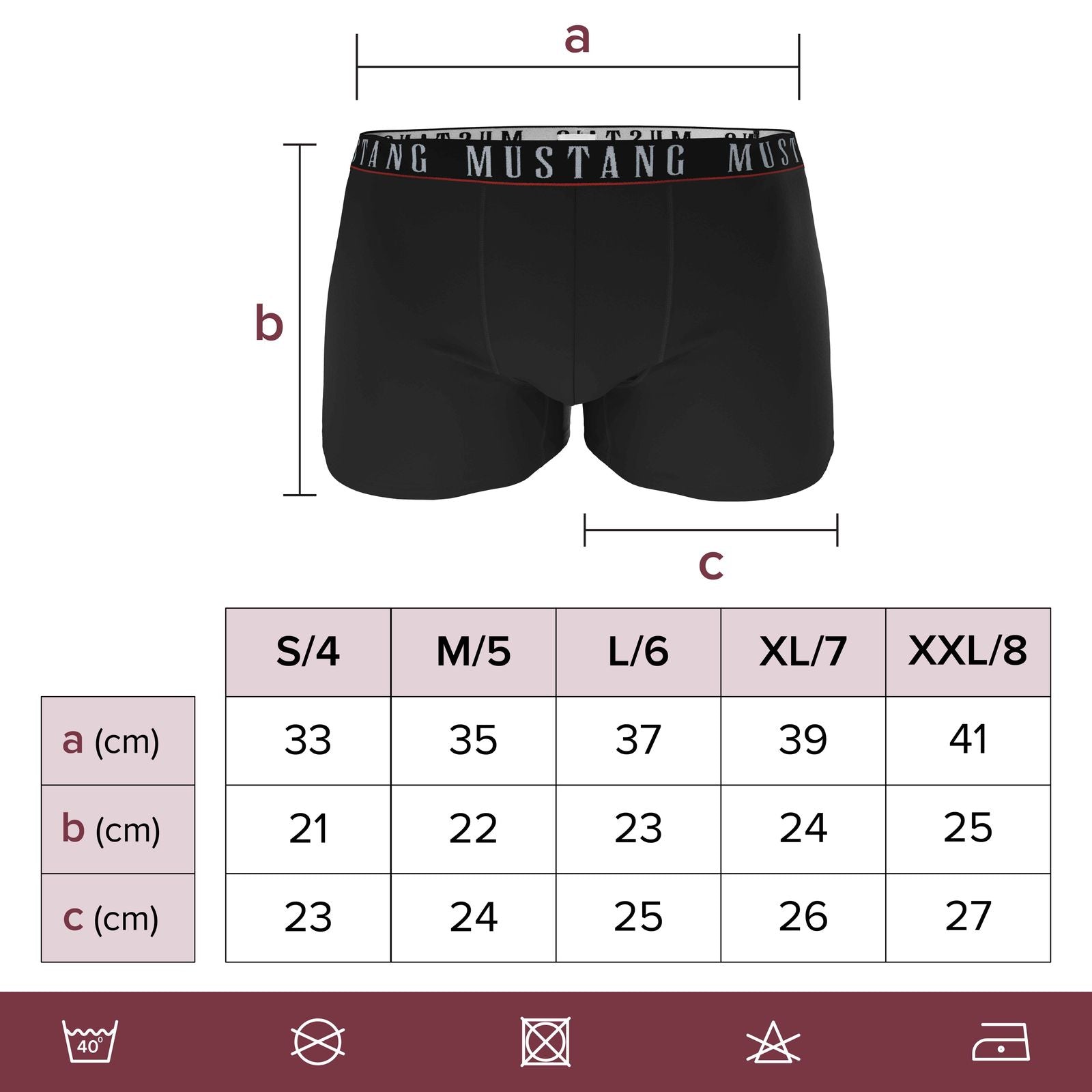 Herren Boxershorts von Mustang Retropants 3er-Pack