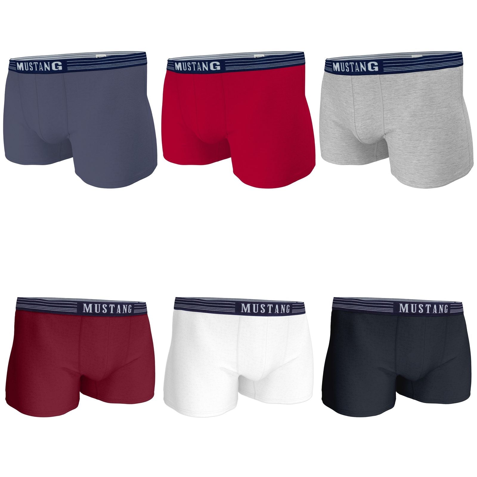 Herren Boxershorts von Mustang Retropants 3er-Pack