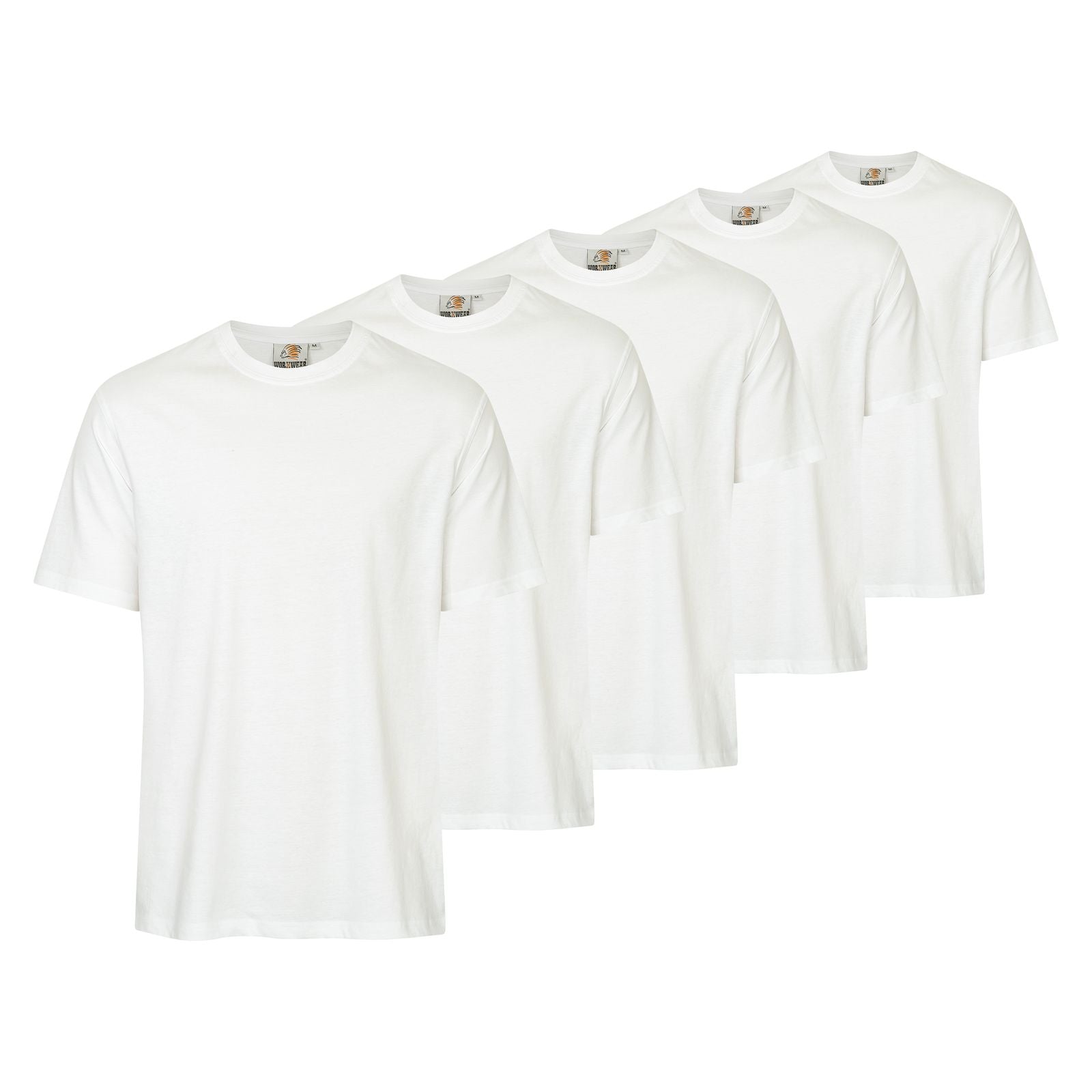 5er Set Herren T-Shirts workwear basic der Marke WORXWEAR