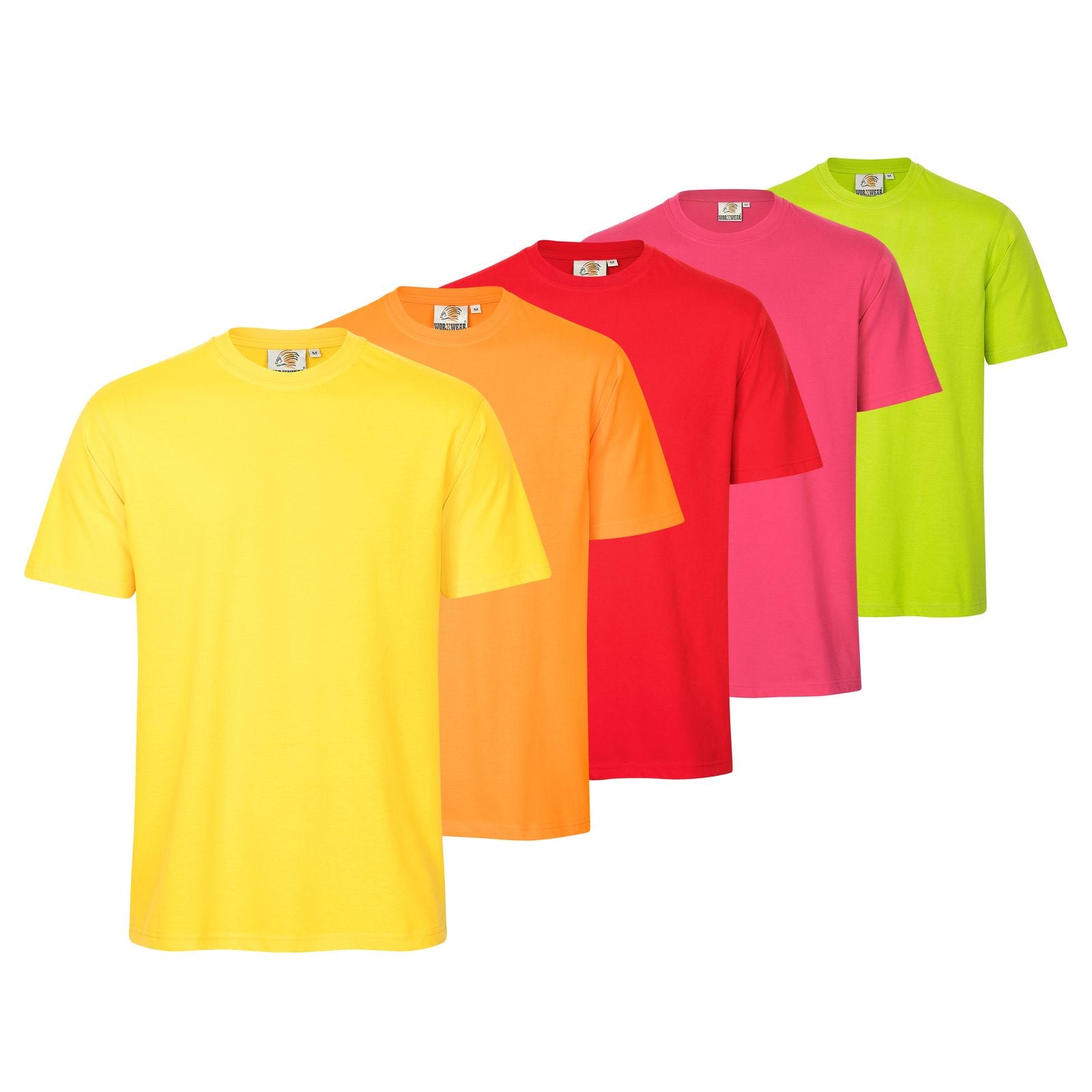 5er Set Herren T-Shirts workwear basic der Marke WORXWEAR