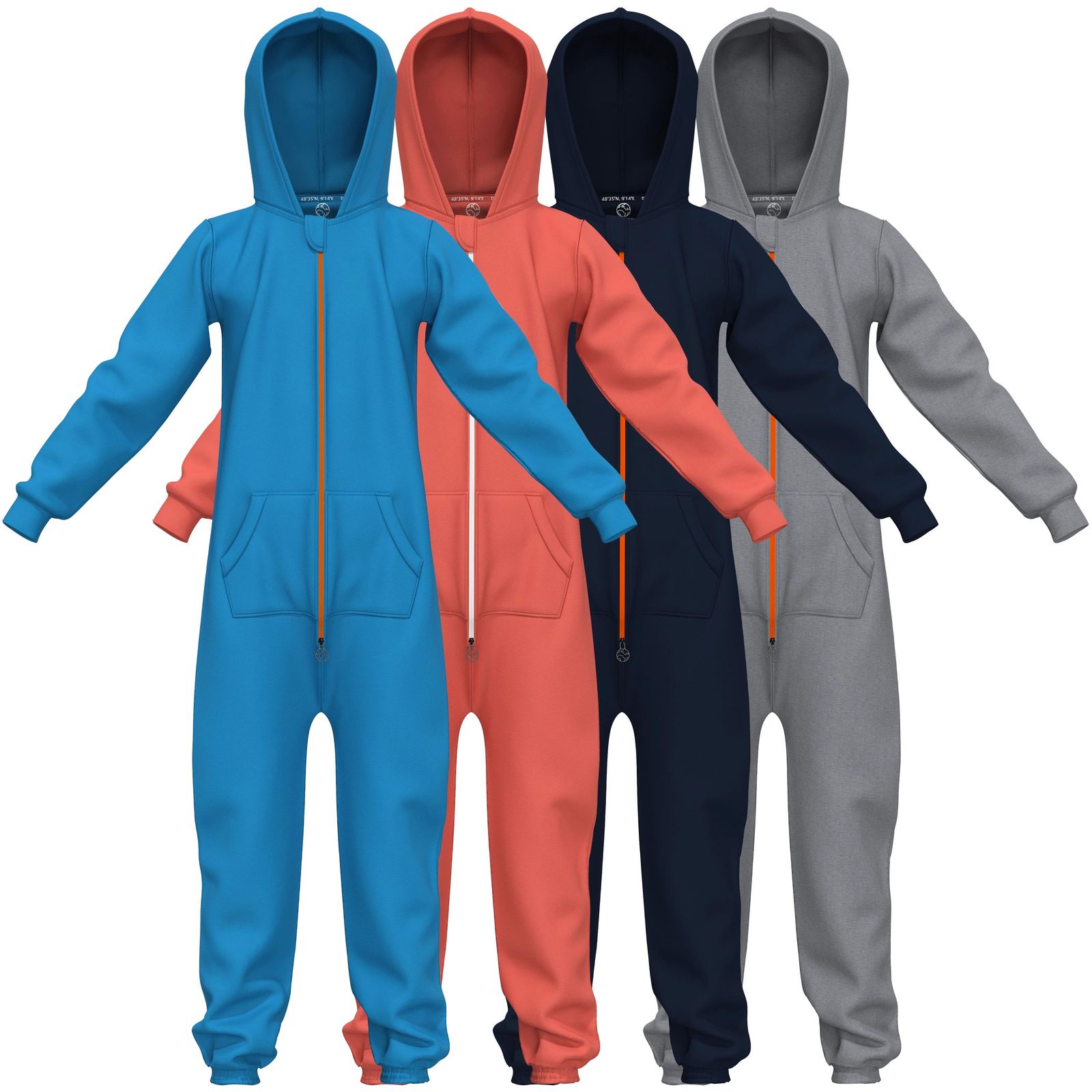 GRADNETZ Kinder Jumpsuits unisex mit Bio-Baumwolle