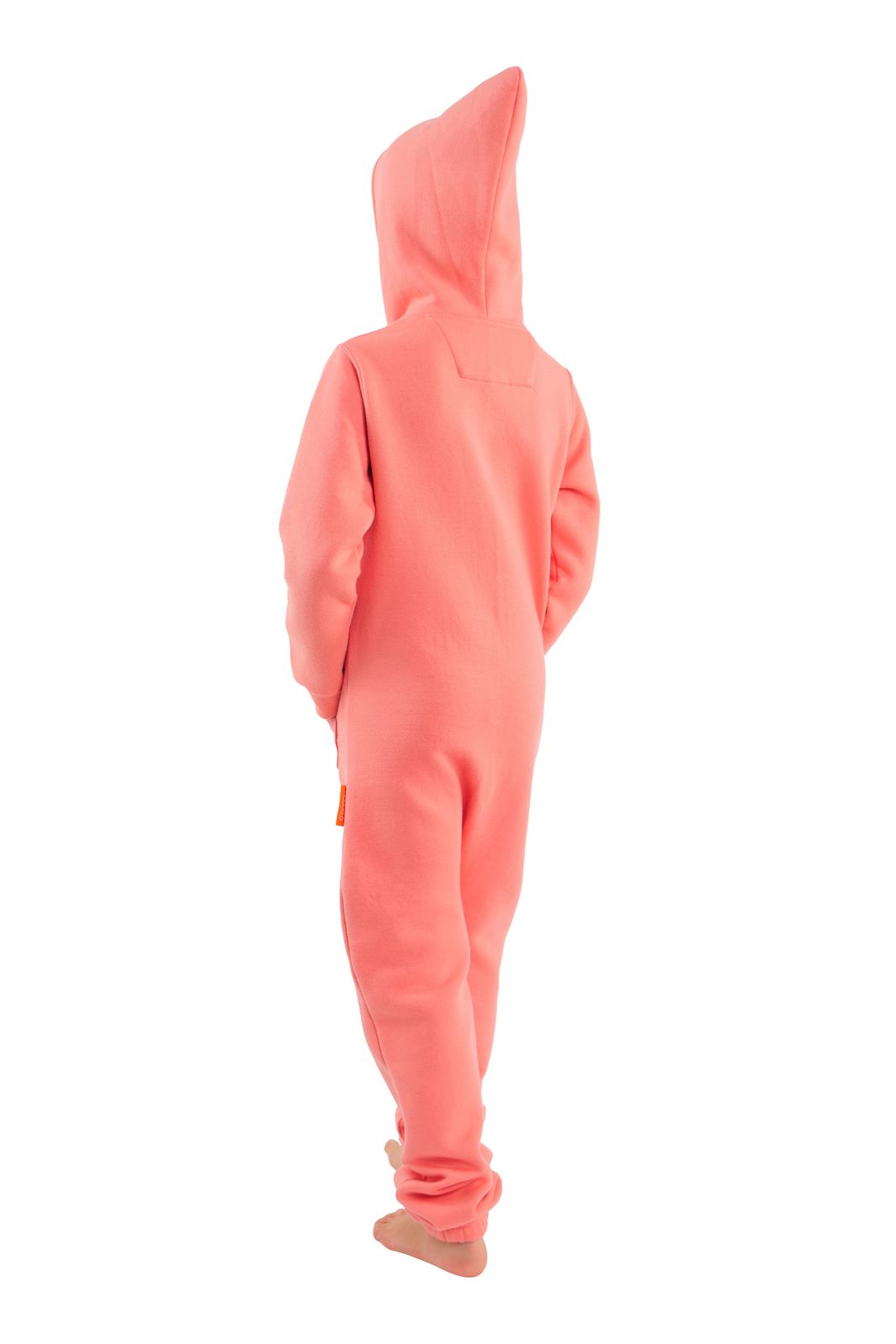 O'Poppy Kinder Jumpsuits Jungen Mädchen mit Zwergen Kapuze rosa