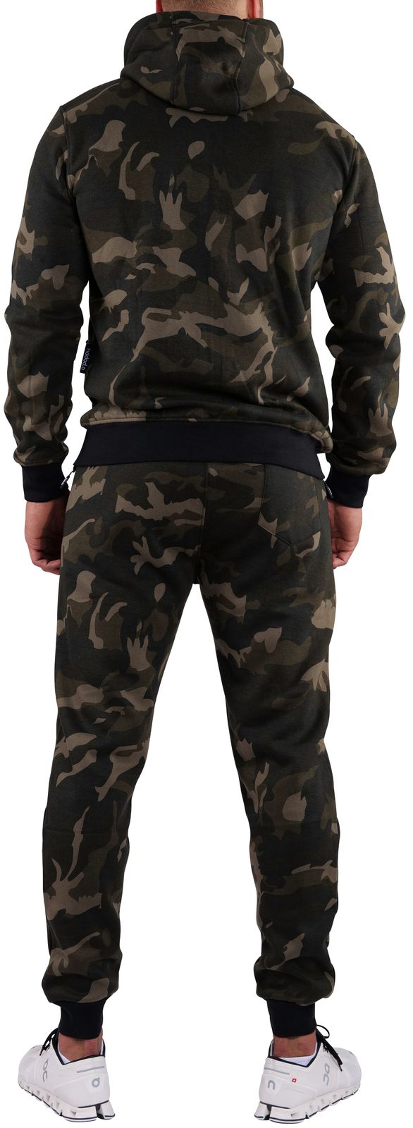 O'Poppy Jogginganzug Herren 2-teilig mit Kapuze camo olive