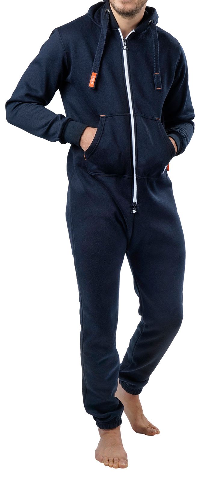 O'Poppy Jumpsuit Herren mit spitzer Kapuze navy