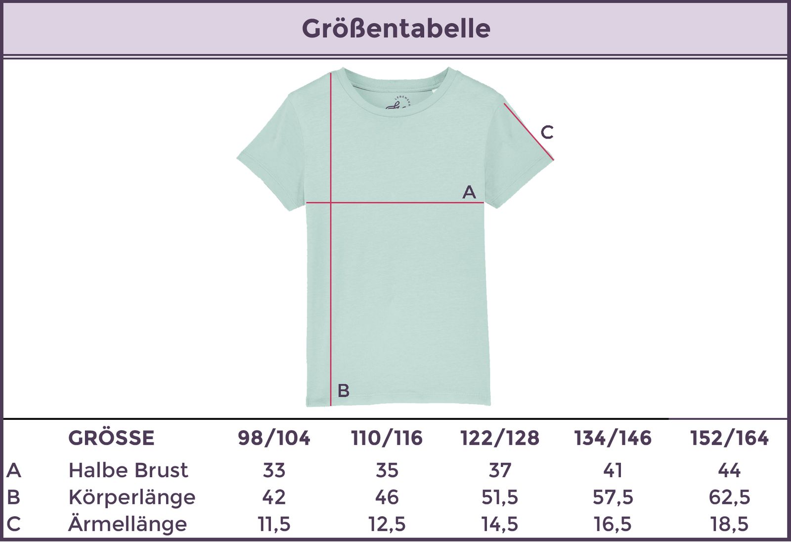 Kinder T-Shirt Biobaumwolle "Little Turtle" caribbean von Lebenskreativ